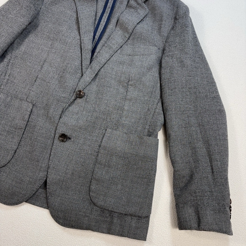 Bonobos Vitale Barberis Canonico Wool Blazer Jacket Men's 38S Gray Standard Fit - Picture 5 of 16